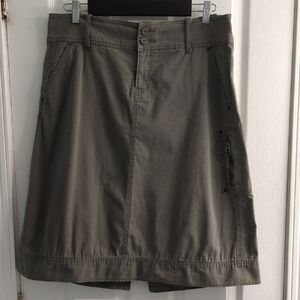 Olive Green Women's Skirt Sz XL